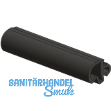Zargengummi XL AL-EPDM-B-XL Kunststoff schwarz