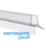 REHAU Wasserabweisprofil mit Lippe 135� f�r 6-8mm, 2010mm,Kunststoff transparent