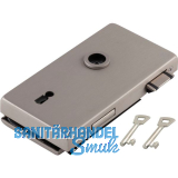 Schloss JUNIOR OFFICE CLASSIC BB m.2 Schl�sseln,links,Edelstahl-Effekt (11.282)