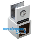 Glashalter SBA eckig, geschlossen , verstellbar