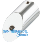 Wandhalter f�r Stabilisationsstange SBA, 45�, Messing verchromt poliert
