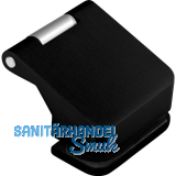 DORMA-Glas T�rband Fl�gelteil Junior Office 11.238, 38,5 mm, Alu schwarz RAL9005