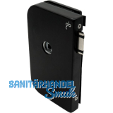 Schloss JUNIOR OFFICE unversperrbar, links, schwarz matt RAL 9005 (11.264)