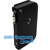 Schloss JUNIOR OFFICE unversperrbar, rechts, schwarz matt RAL 9005 (11.265)