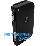 Schloss JUNIOR OFFICE PZ mit Wechsel, rechts, schwarz matt RAL 9005 (11.261)