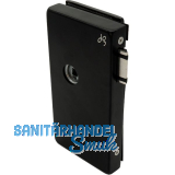 Schloss JUNIOR OFFICE CLASSIC unversperrt, links,schwarz matt RAL9005 (11.284)