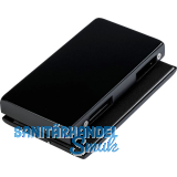 Gegenkasten Junior Office 11.286, links, Aluminium schwarz matt RAL 9005