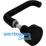 DORMA-Glas Wechselgarnitur 10.316 o. Rosetten, m. Wechselstift, schwarz matt