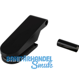 DORMA-Glas T�rband Fl�gelteil Studio Rondo 10.230, Glas 8 mm, schwarz matt