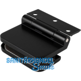 DORMA-Glas T�rband m. Rahmenteil Junior Office 12.090, Glas 8-10 mm,schwarz matt