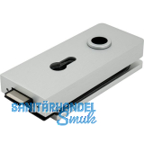 Schloss Studio 1121 PZ mit Wechsel, Glas 8 mm, Alu silber eloxiert (10.148)