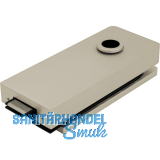 Schloss Studio 1121 unversperrbar, Glas 8 mm, Alu Edelstahl-Effekt (10.150)