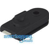 Schloss Studio Rondo WC m.Riegelolive, schwarz matt RAL 9005 (10.206)