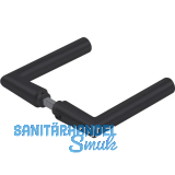 DORMA-Glas Dr�ckerpaar 52.330, L-Form, 8 mm, schwarz matt RAL 9005