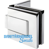 DORMA-Glas Duscht�rband MORANO S1 XL 90� Glas-Wand, Messing glanzverchromt