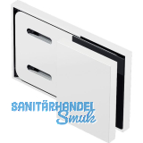 DORMA-Glas L�ngsverbinder 180� Glas-Wand MORANO S1,S1XL/TANORA S1,S2,verchromt