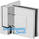 DORMA-Glas Duscht�rband TANORA S2 90� Glas-Wand, links, Messing glanzverchromt