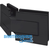 DORMA-Glas Duscht�rband MORANO S1 135� Glas-Glas, Messing schwarz matt RAL 9005