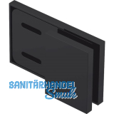 DORMA-Glas L�ngsverbinder 180� Glas-Wand MORANO S1,S1XL/TANORA S1,S2,schwarz