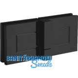 DORMA-Glas Duscht�rband TANORA S2 180� Glas-Glas, rechts, Messing schwarz matt