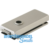 Schloss Studio Classic unversperrbar, Glas 8 mm, Edelstahl-Effekt (10.002)