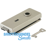 Schloss Studio Classic BB m. 2 Schl�sseln, Glas 8 mm, Edelstahl-Effekt (10.004)