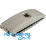 Schloss Studio ARCOS unversperrbar, Glas 8 mm, Edelstahl-Effekt (24.200)