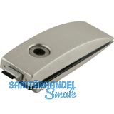 Schloss Studio Arcos unversperrbar, Glas 8 mm, Edelstahl-Effekt (24.201)