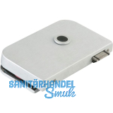 Schloss JUNIOR OFFICE unversperrbar, links, silber eloxiert (11.264)