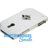 Schloss Junior Office PZ m. Wechsel, links, silber eloxiert (11.200)