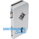 Schloss Junior Office PZ m. Wechsel, rechts, silber eloxiert (11.201)