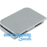 Gegenkasten Junior Office 11.207, rechts, Aluminium silber eloxiert