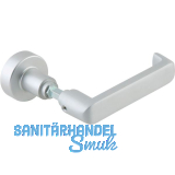 DORMA-Glas Wechselgarnitur 10.304 o. Rosetten, m. Wechselstift, silber eloxiert