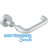 DORMA-Glas Wechselgarnitur 10.316 o. Rosetten, m. Wechselstift, silber eloxiert