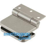 DORMA-Glas T�rband m.Rahmenteil Junior Office12.090,Glas 8-10mm,Edelstahl-Effekt