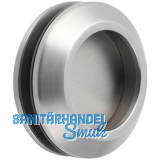 KWS Schiebet�rmuschelpaar 5250 rund, Glasst�rke 8 - 13 mm, Alu silber eloxiert