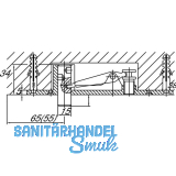 DORMA-Glas Oberes Lager PT 21 m. hochdrehbarem Bolzen �15mm,silber elox.(01.118)