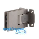 Pendelt�rbeschlag Tensor Glas-Wand, Feststellpunkt 90�, Edelstahl-Effekt