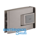 Pendelt�rbeschlag Tensor Glas-Zarge, Feststellpunkt 90�, Edelstahl-Effekt