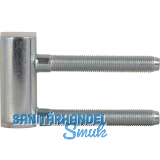 T�rband Rahmenteil V 4400 GL, Bandh�he 38,5 mm, Stahl verzinkt