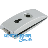 Schloss Studio Arcos PZ mit Wechsel, Glas 8 mm, silber eloxiert (24.202)