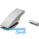 DORMA-Glas T�rband Fl�gelteil Studio Arcos 24.236, Glas 10 mm, silber eloxiert