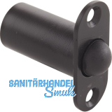 T�rschnapper mit Rundfalle, Kunststoff schwarz (12.305)