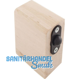 DORMAKABA Saunabeschlag-Schnappklotz Abachi-Holz (13.006)
