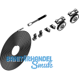 DORMA-Glas Muto 80 Synchronbeschlag Fl�gelgewicht bis 80 kg