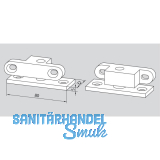 DORMA-Glas Bodenlager 01.137 f�r Feuchtr�ume, Kunststoff