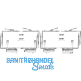 MACO SKB-Z Grundkarton, Schema C, 160 kg, Versatz 13 mm, silber (455514)