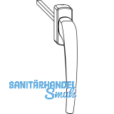 MACO SKB-Z Drehgriff innen, VK 8x40 mm, Aluminium titan eloxiert