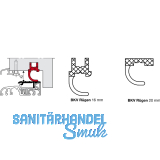 Auflaufdichtung R�gen, 20 mm, schwarz zu 4 Meter
