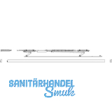 MACO PAS Gleitscheren-Set, Abdeckschiene 13 mm, wei�, FFB 750-900 mm, links